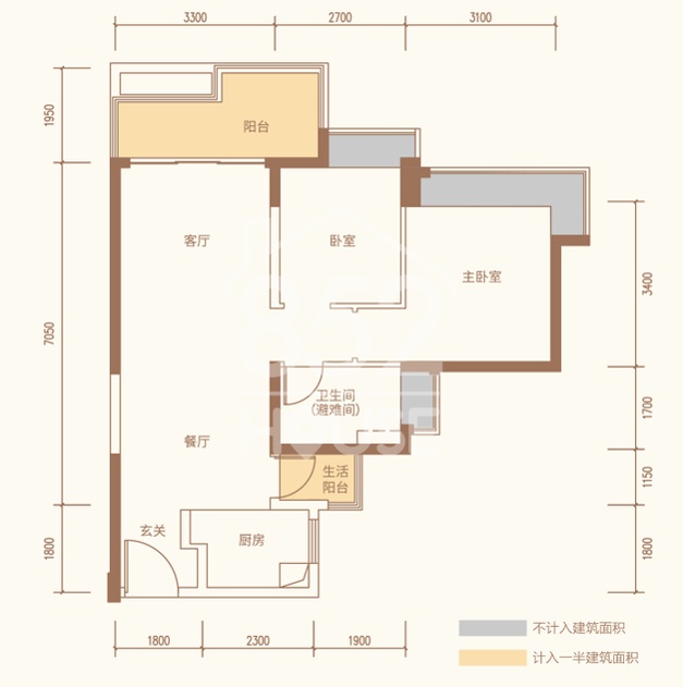 華發四季半島f戶型