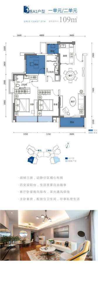 5期3棟a1戶型 (109㎡)